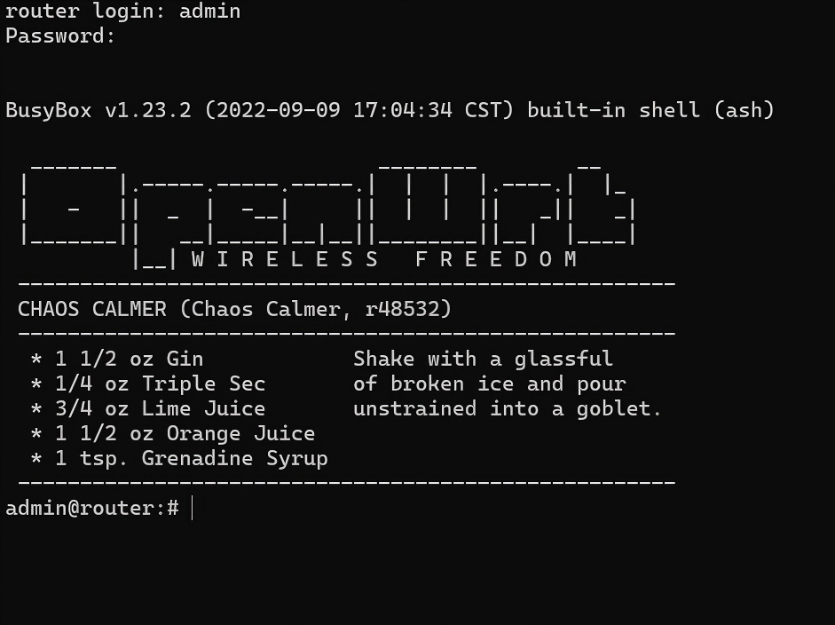 快捷进入网关后台